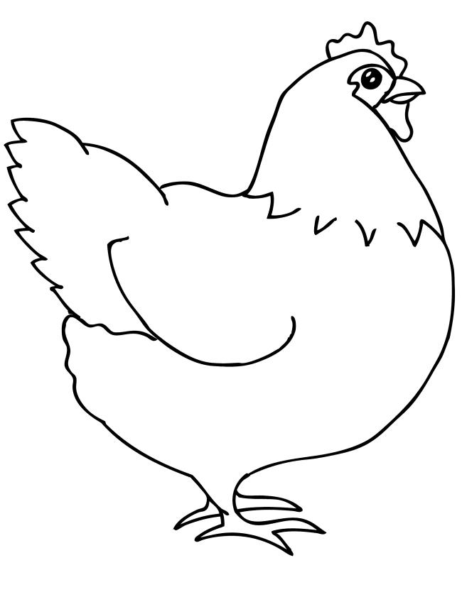 Summary of beautiful coloring pictures of chickens for babies