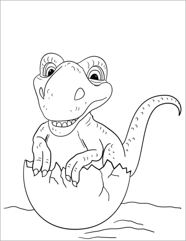 Collection de coloriages de dinosaures