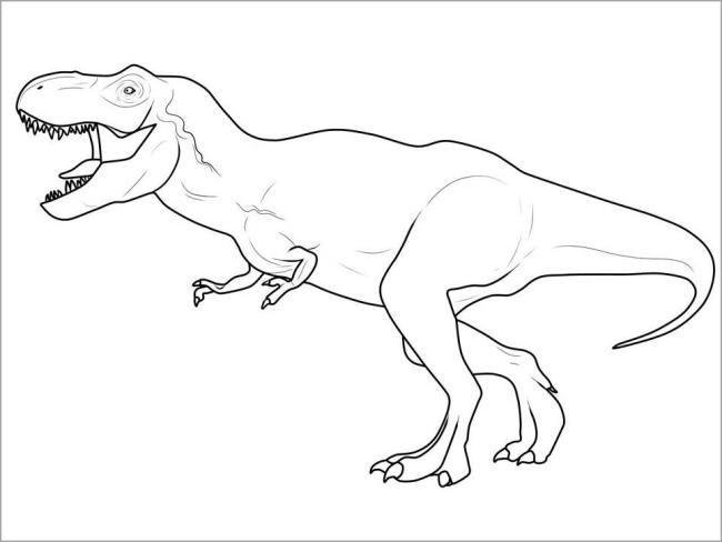 Collection of beautiful dinosaur coloring pages