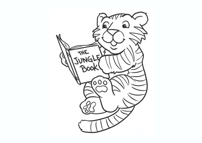 Collection of the most beautiful tiger coloring pictures