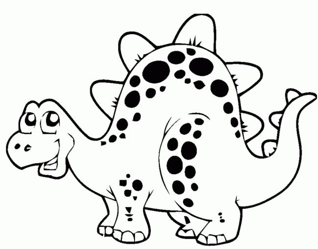 Collection of beautiful dinosaur coloring pages