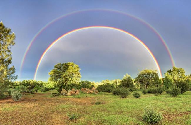 Coleção das mais belas imagens do arco-íris