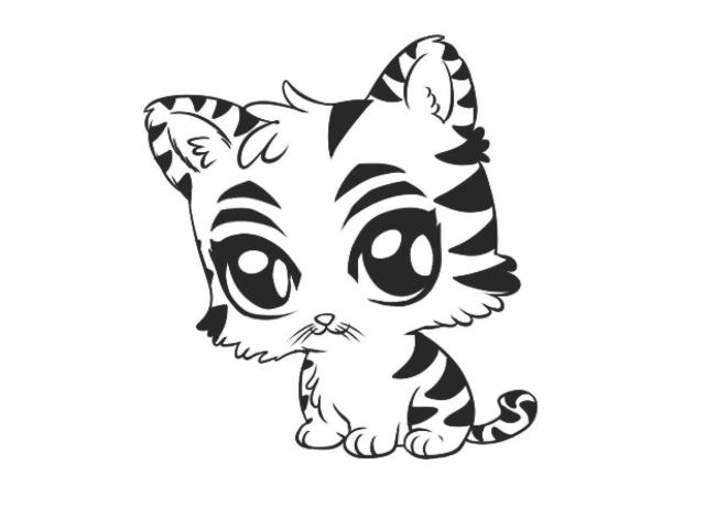 Collection of the most beautiful tiger coloring pictures