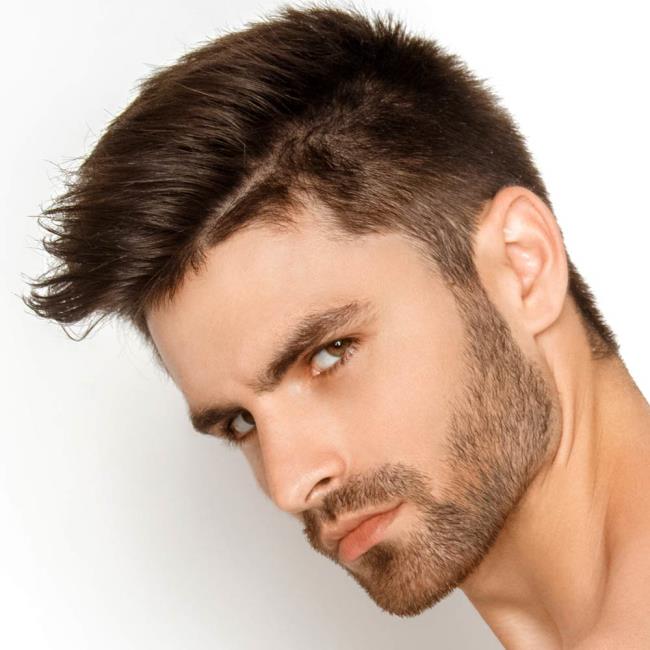 Men's short straight hair cuts