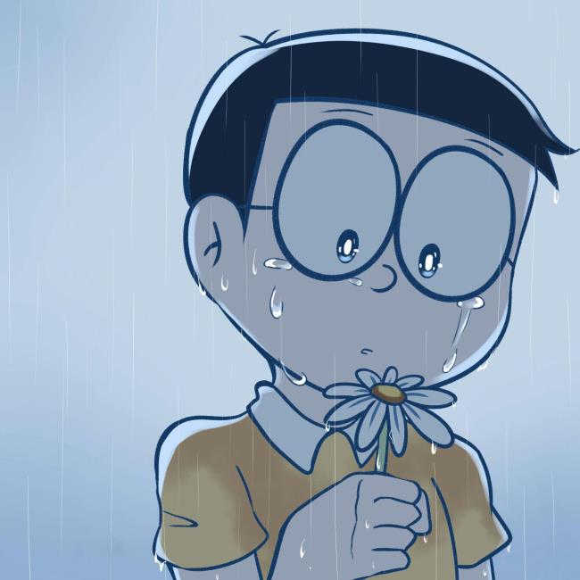 Collection of the most beautiful nobita sad pictures