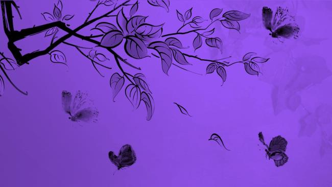 Kolekcja zdjęć jako najpiękniejsza fioletowa tapeta