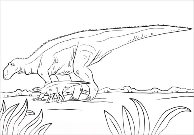 Collection de coloriages de dinosaures