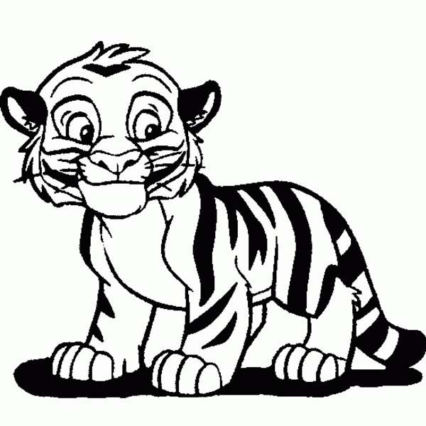 Collection of the most beautiful tiger coloring pictures