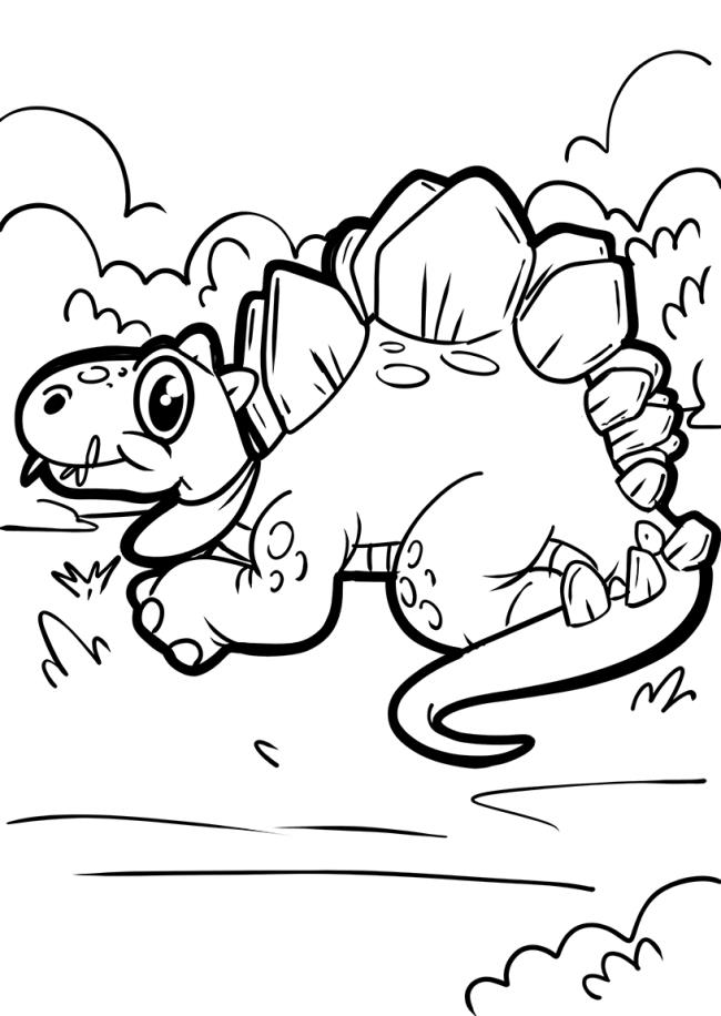 Collection de coloriages de dinosaures