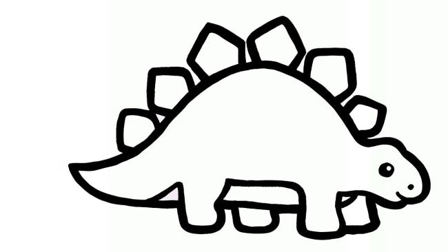 Collection of beautiful dinosaur coloring pages