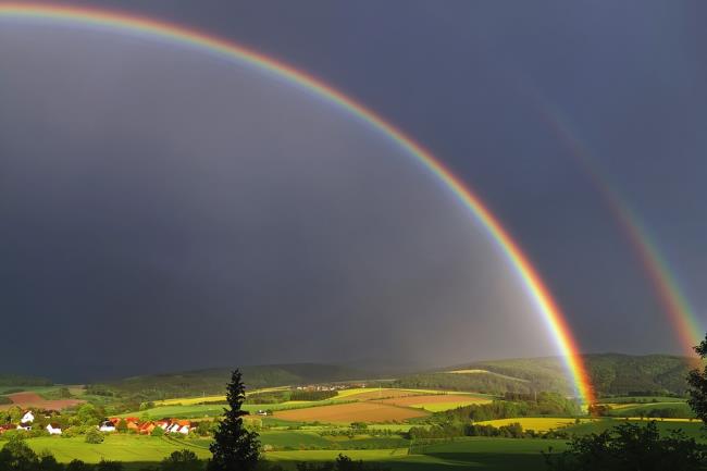 Verzameling van de mooiste regenboogafbeeldingen