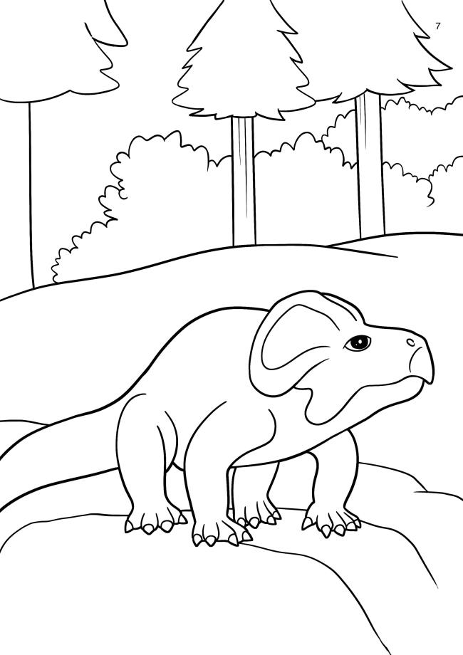 Collection of beautiful dinosaur coloring pages