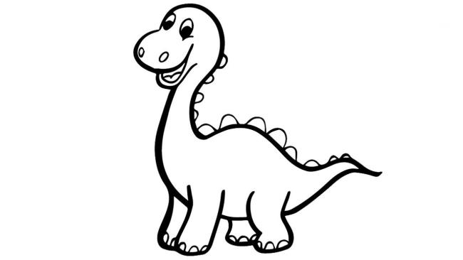 Collection of beautiful dinosaur coloring pages