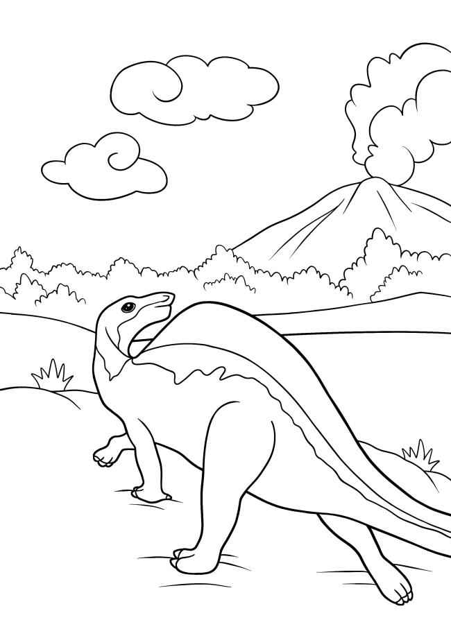 Collection of beautiful dinosaur coloring pages