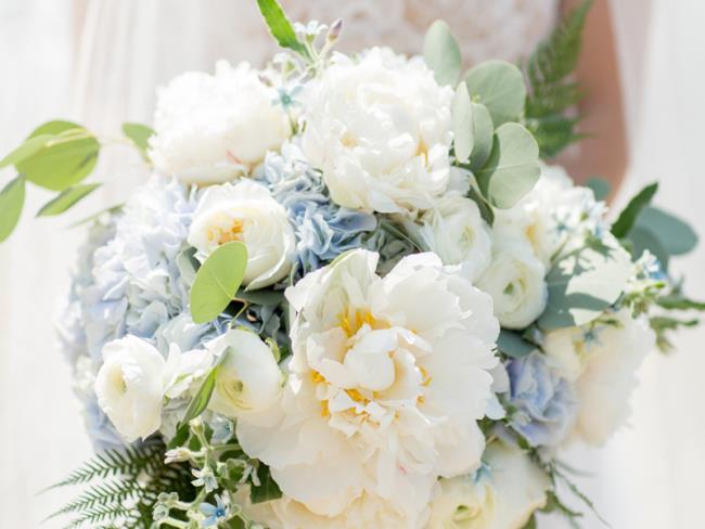 Bunga perkahwinan hydrangea yang indah