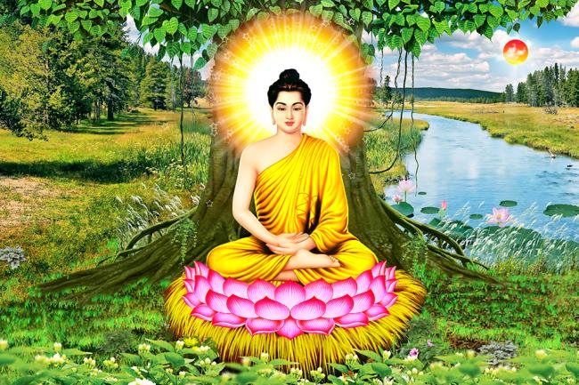 Zusammenfassung der schönen Bilder von Buddha Shakyamuni