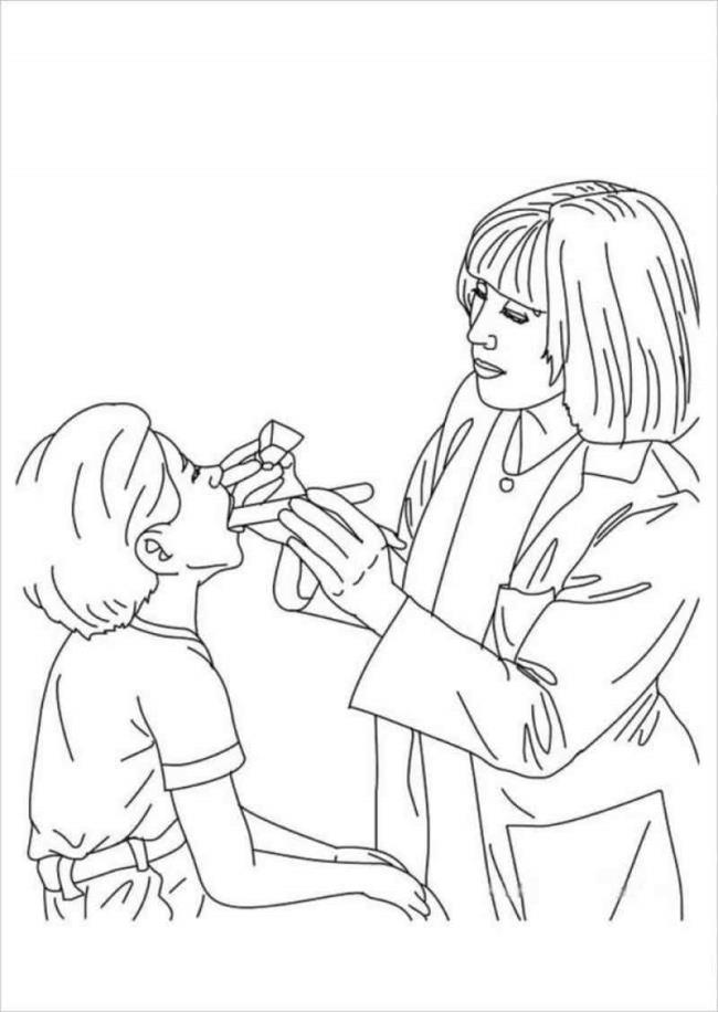 Collection of the most beautiful coloring pictures for your baby doctor