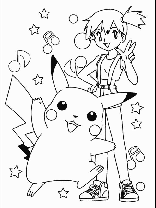 Collection of beautiful Pikachu coloring pages