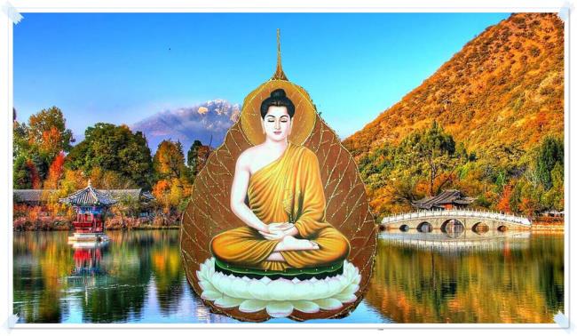 Ringkasan gambar cantik Buddha Shakyamuni