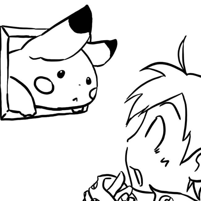 Collection of beautiful Pikachu coloring pages