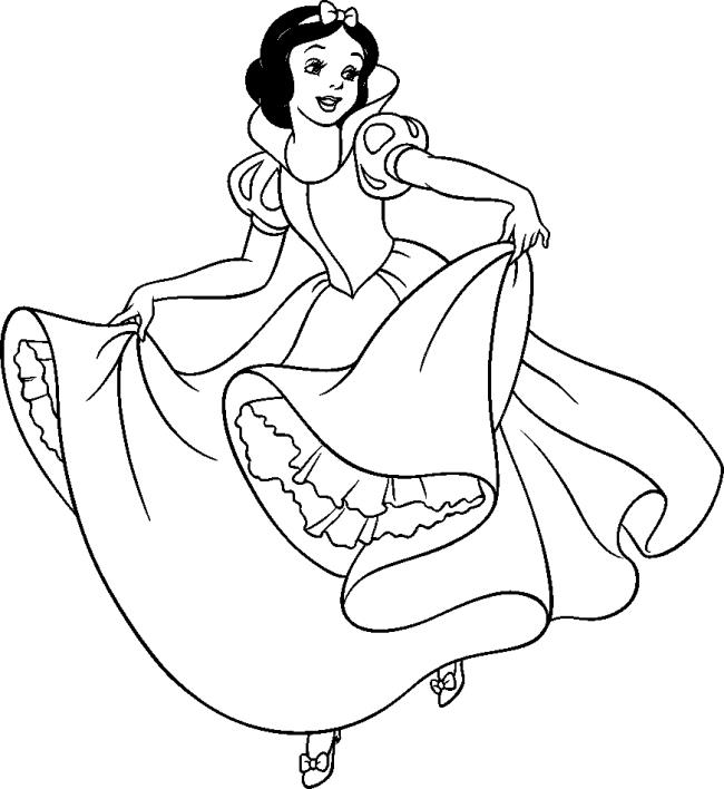 Collection de beaux échantillons de coloriage princesse