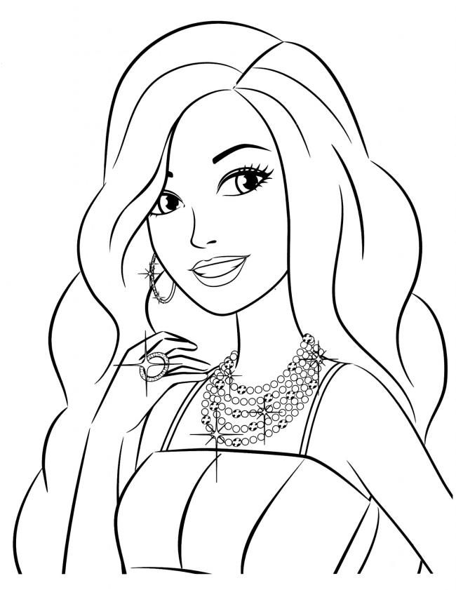 Collection de beaux échantillons de coloriage princesse