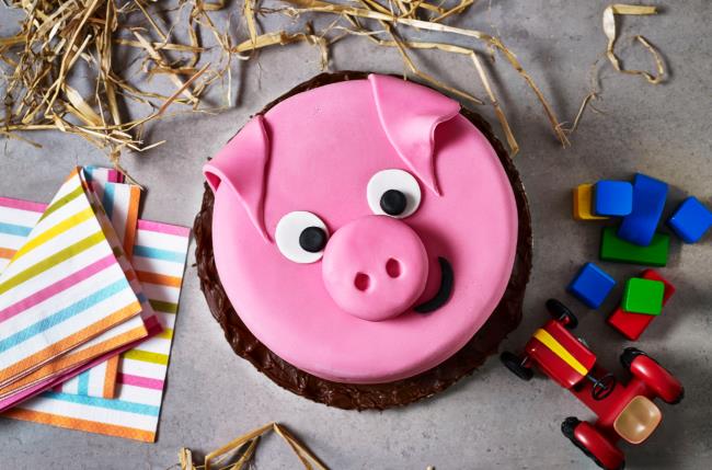 Ringkasan babi berbentuk kek hari jadi yang paling indah