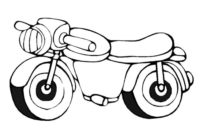 Collection of beautiful motorcycle coloring pictures