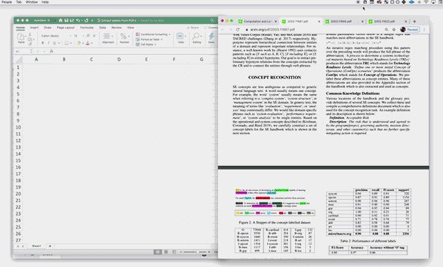 خلاصه سریع مراحل ورود داده های جدولی به Excel با Mathpix