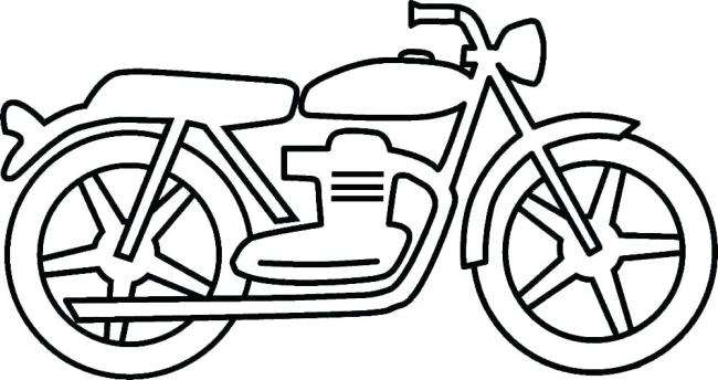 Summary of motorcycle coloring pictures that children love