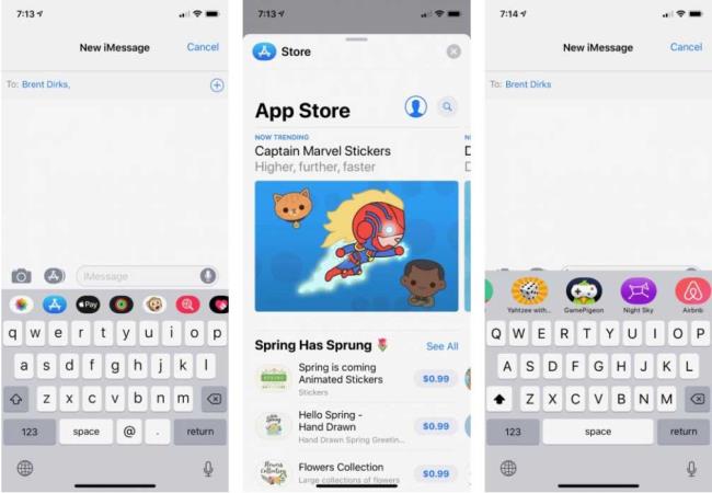 Access the iMessage game on the App Store
