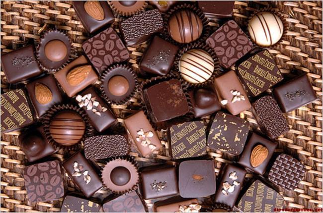 Belle immagini di cioccolato