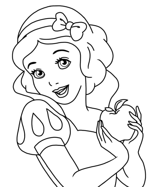 Collection de beaux échantillons de coloriage princesse