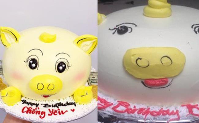 Resumen del cerdo en forma de pastel de cumpleaños más hermoso