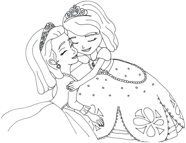 Collection of beautiful princess coloring samples