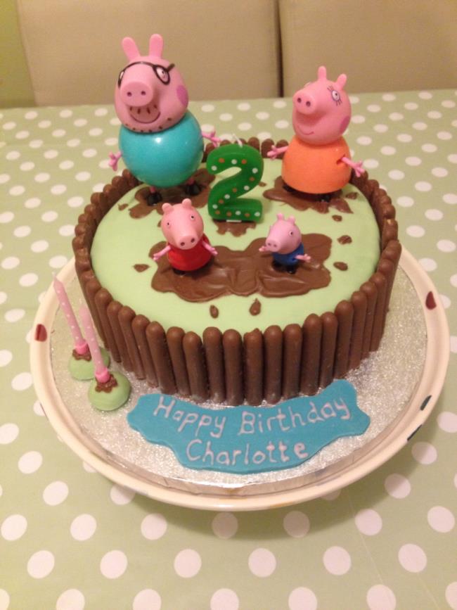 最美麗的生日蛋糕形豬的總結
