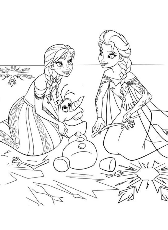 Collection of beautiful princess Elsa coloring pages