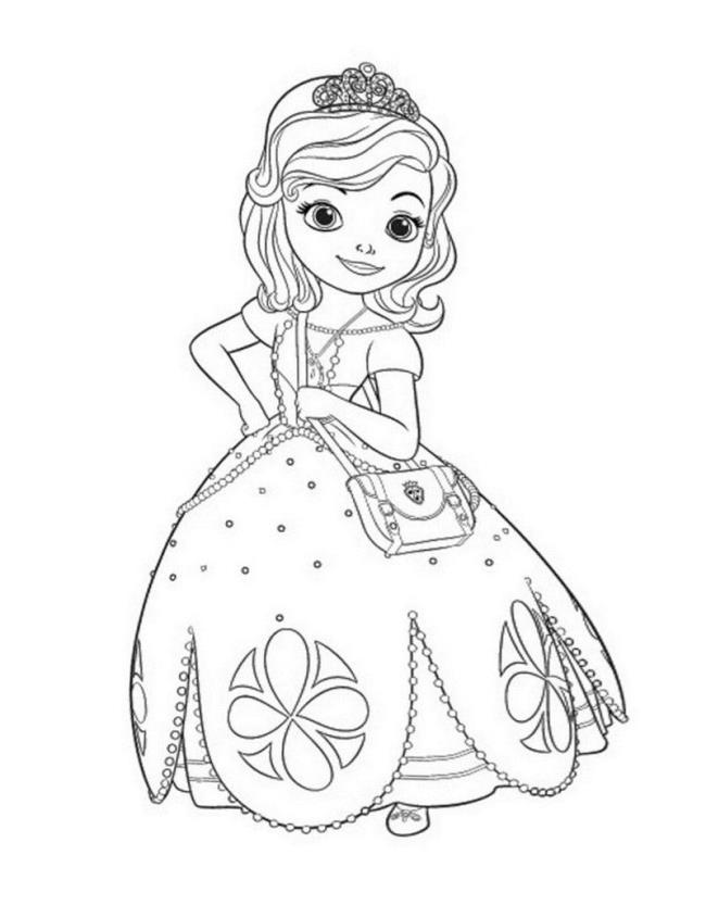 Collection de beaux échantillons de coloriage princesse