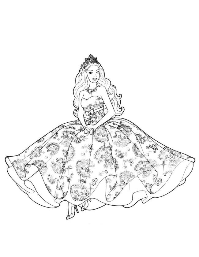 Collection of beautiful princess coloring samples