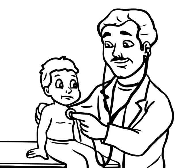 Collection of the most beautiful coloring pictures for your baby doctor