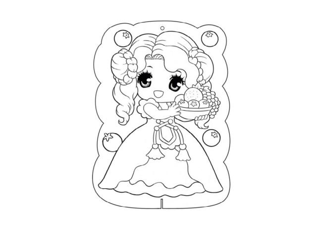 Collection de beaux échantillons de coloriage princesse