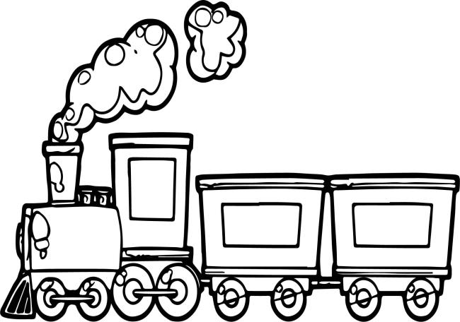 Collection of beautiful train coloring pictures