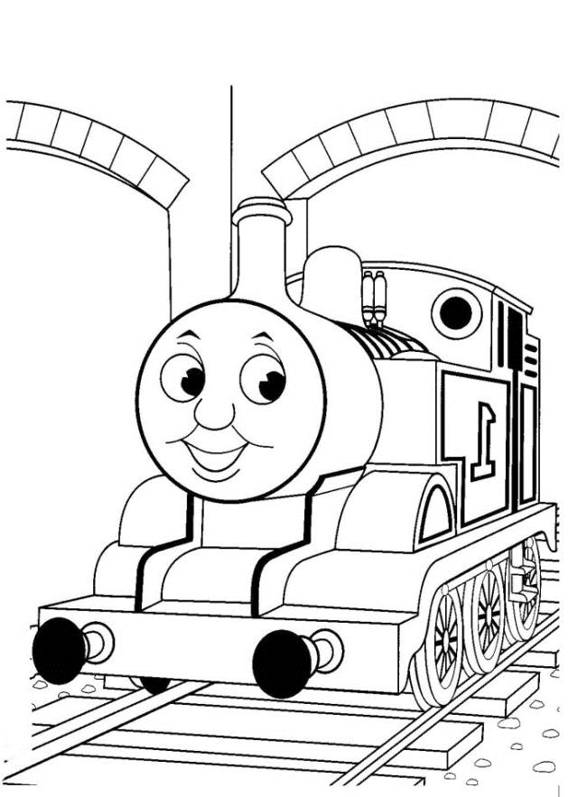 Collection of beautiful train coloring pictures