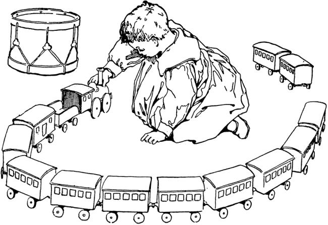 Collection of beautiful train coloring pictures