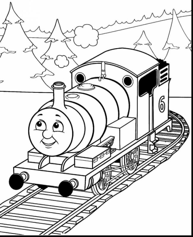 Collection of beautiful train coloring pictures