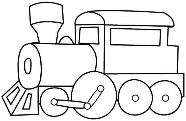 Collection of beautiful train coloring pictures