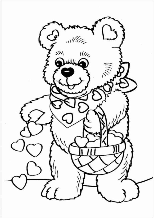 Koleksi gambar mewarnai terbaik untuk bayi beruang