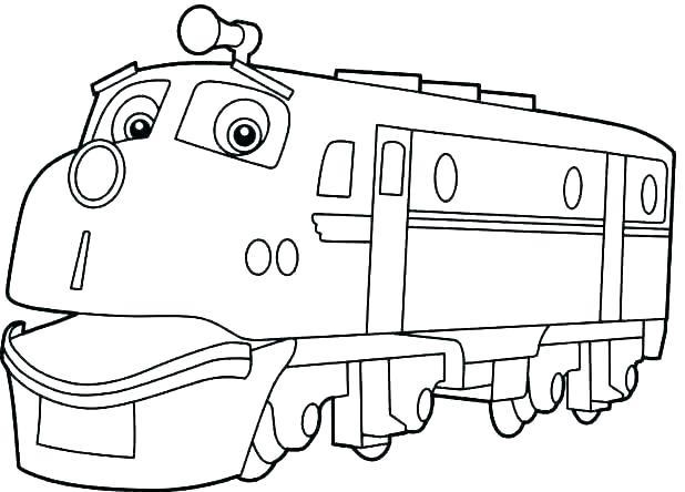 Collection of beautiful train coloring pictures