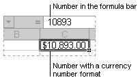 Memformat angka dalam Excel