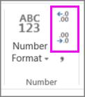 Format persentase untuk Excel Online